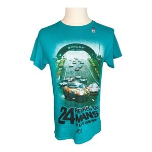 24H Le Mans Graphic‎ Tee Racing Cars Short Sleeve T-Shirt Small